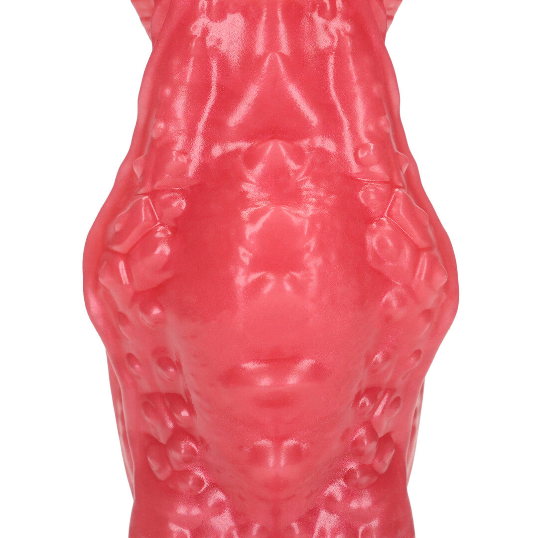 Dildo Space Night Fiend Silikon Schwarz/Rot 18 x Ø 6,5 cm