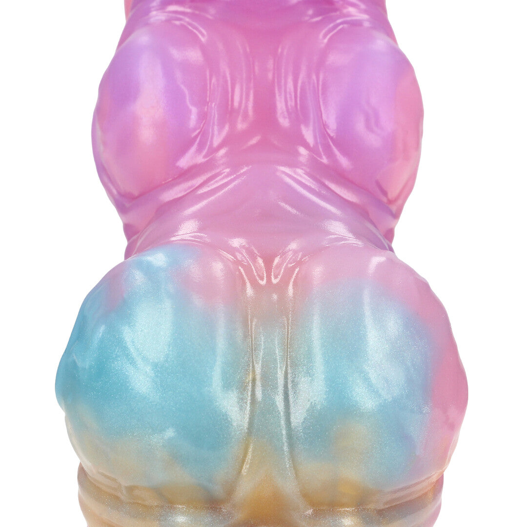 Dildo Rainbow Invader Silikon Regenbogen 19 x Ø 6 cm