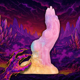Dildo Rainbow Invader Silikon Regenbogen 19 x Ø 6 cm