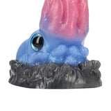 Dildo Kraken's Lick Silikon Schwarz/Rot 15 x Ø 5 cm