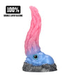 Dildo Kraken's Lick aus Silikon Rosa-Blau 15 x Ø 5 cm