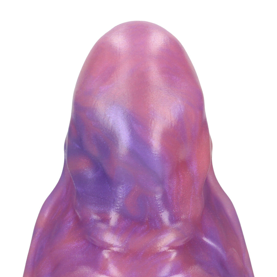 Dildo Galactic Ravager Silikon Violett 17 x Ø 6,5 cm