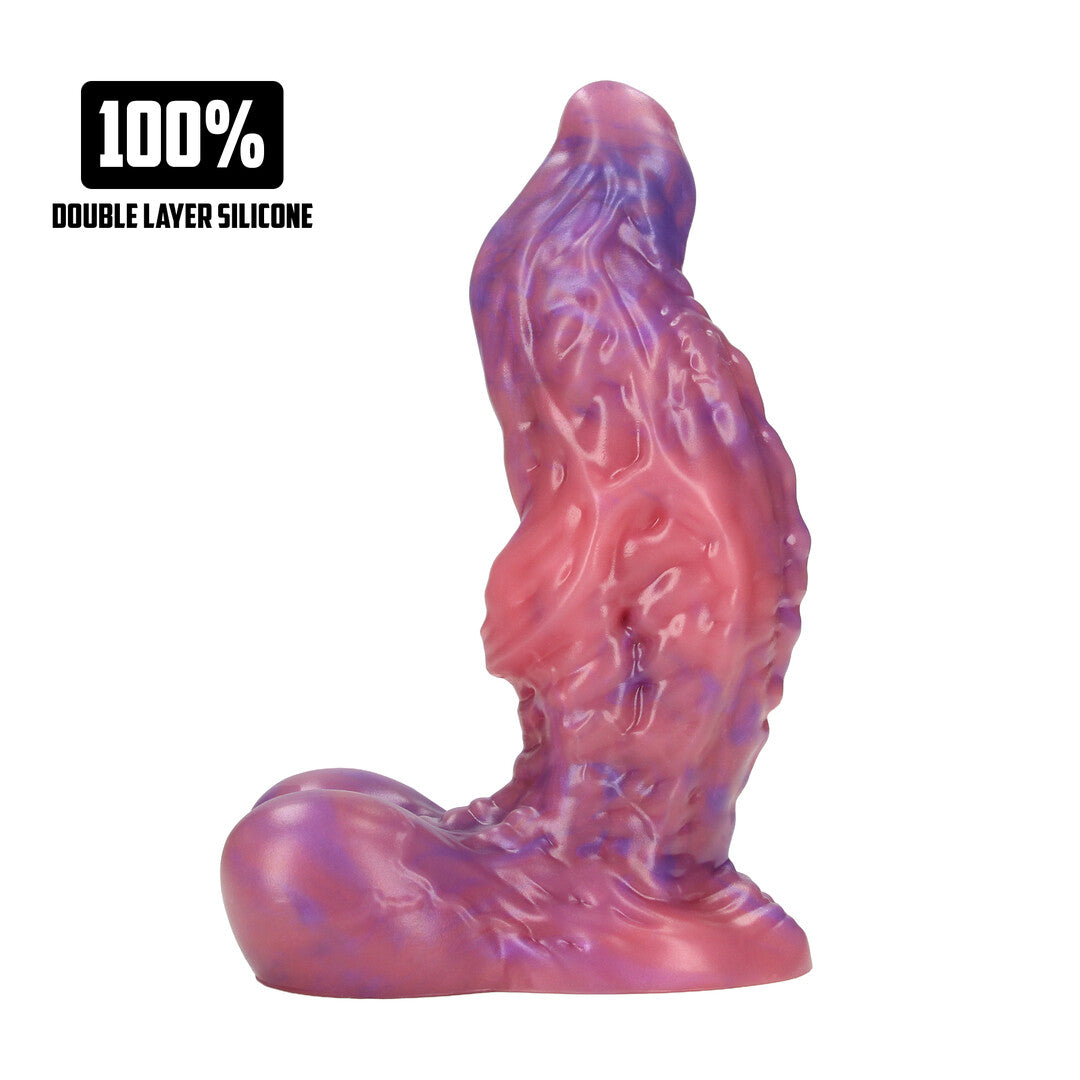 Dildo Galactic Ravager Silikon Violett 17 x Ø 6,5 cm