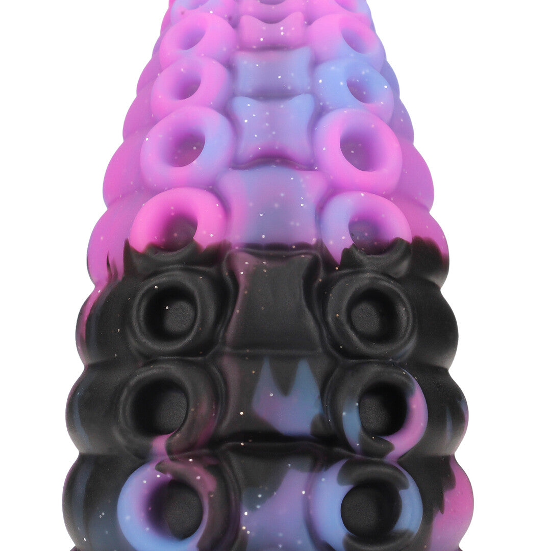 Dildo Deep Riser Silikon Violett/Blau 20 x Ø 8 cm