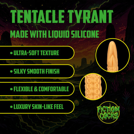 Dildo Tentacle Tyrant Anal-Schlange Gold 53 x Ø 5,5 cm