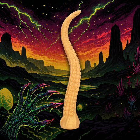 Dildo Tentacle Tyrant Anal-Schlange Gold 53 x Ø 5,5 cm