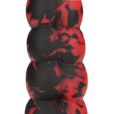 Dildo Tentakel-Dämon Anal-Schlange Schwarz/Rot 35 x Ø 5 cm