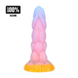 Analplug Rainbow Canine aus Silikon 17,5 x Ø 5 cm