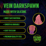 Analplug Vein Darkspawn Silikon Schwarz/Violett 11 x Ø 4,5 cm