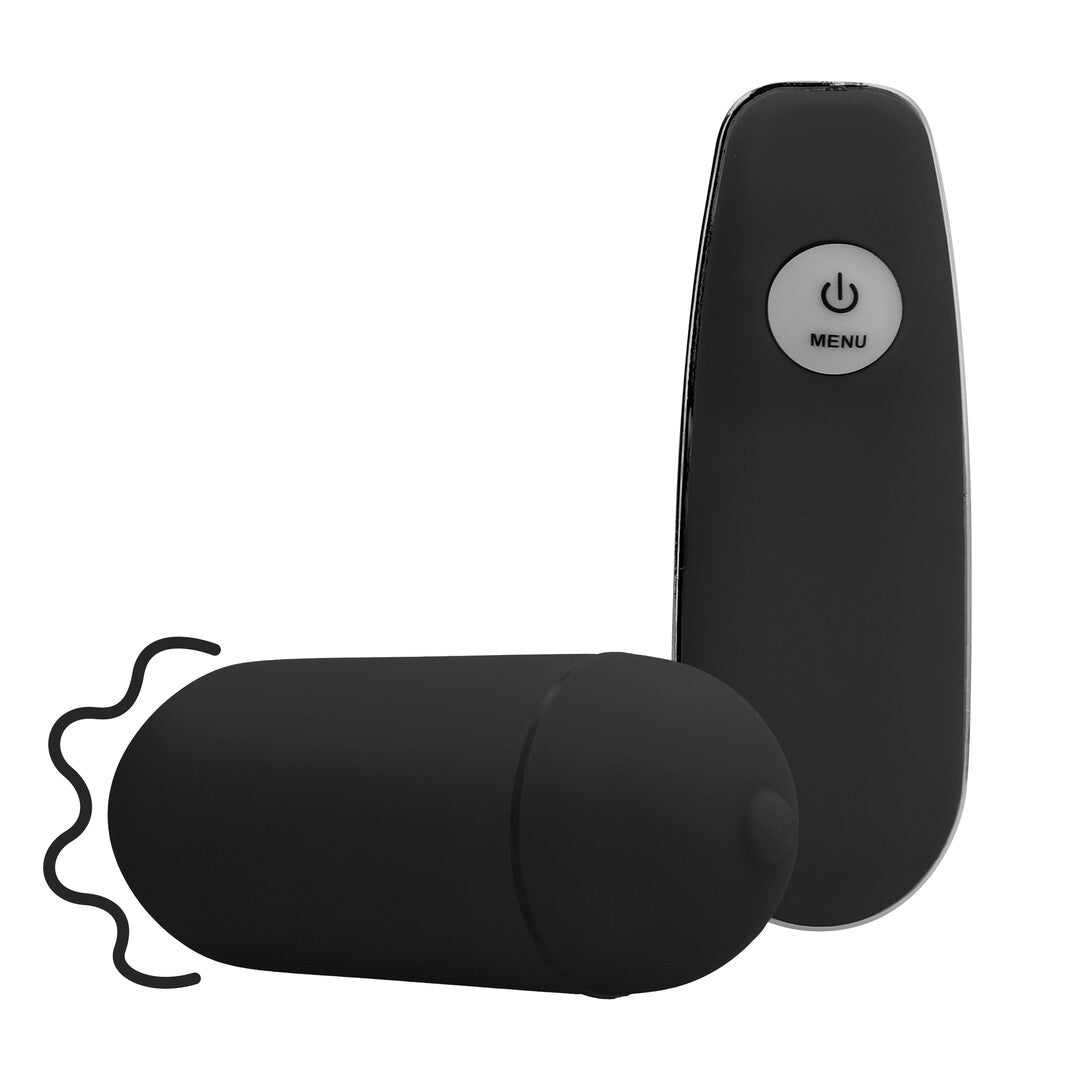 Vibro-Ei kabellos Schwarz 8 x Ø 3,5 cm