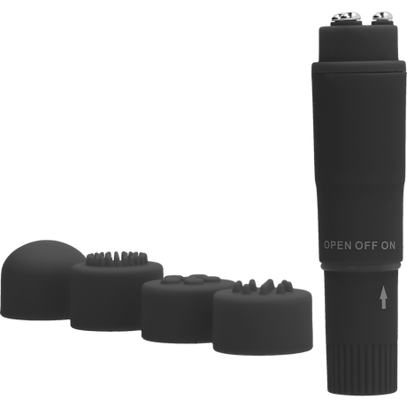 Mini-Vibrator Soft Touch Pocket Schwarz 6 x Ø 2,5 cm