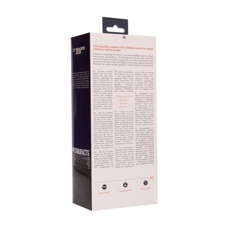 Realistischer Dildo Hautfarbe 18 x Ø 7 cm