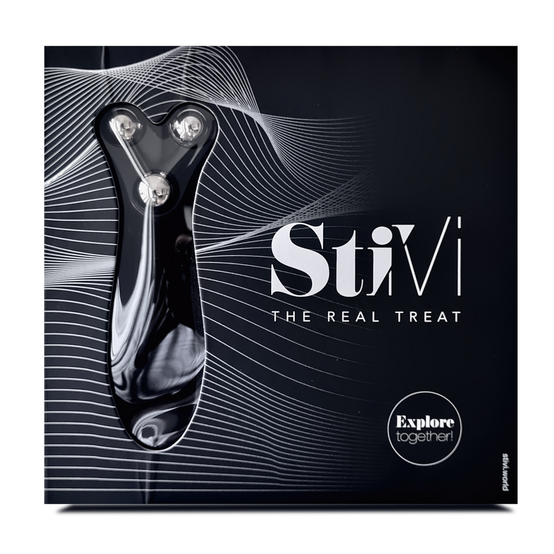 Partner-Vibrator StiVi Schwarz 17 cm