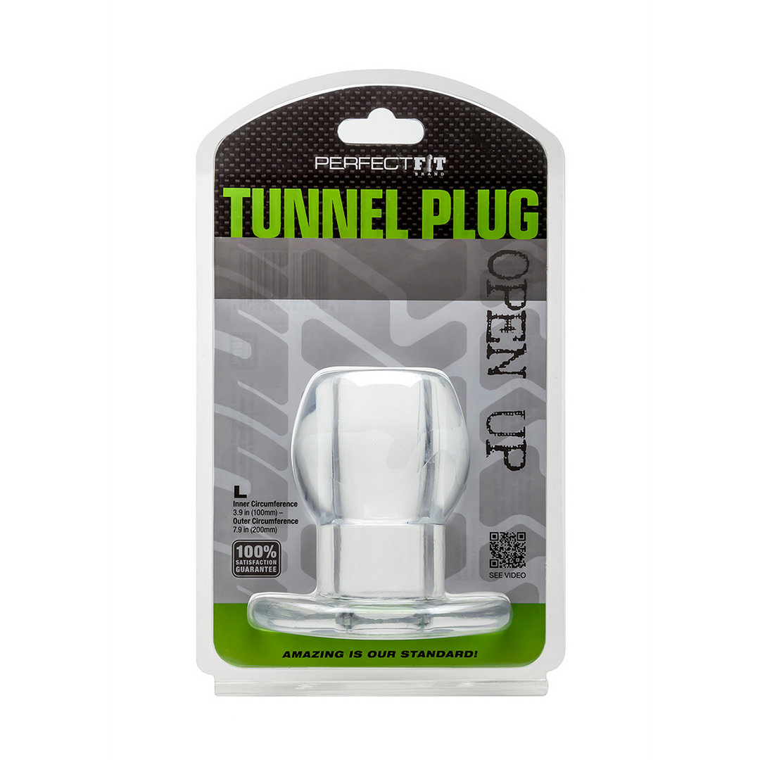 Analplug Tunnel hohl Schwarz 9,4 x Ø 3,2 cm