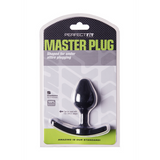 Analplug Master Small Schwarz 7,5 x Ø 3,5 cm