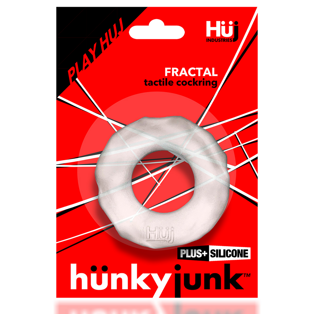 Penisring Fraktal taktil Durchsichtig 5 x Ø 5 cm