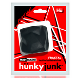 Hodenring Fraktal taktil Schwarz 5 cm