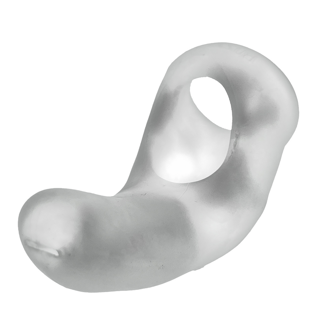 Vibrator Buzzfuck Penis-Sling mit Dammstimulation Durchsichtig 13 cm