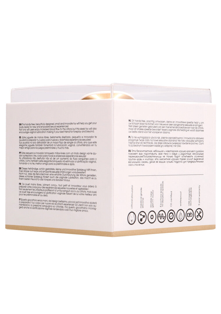 Auflegevibrator Innovation Twitch freihändig Gold 10,5 x 4,5 cm – Ansicht 3
