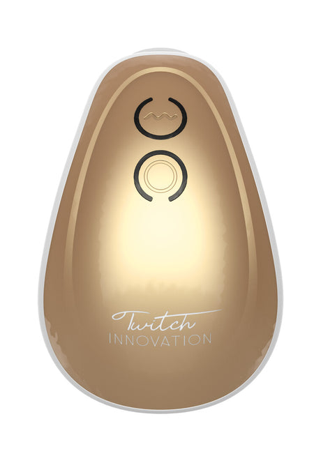 Auflegevibrator Innovation Twitch freihändig Gold 10,5 x 4,5 cm – Ansicht 5