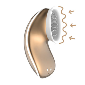 Auflegevibrator Innovation Twitch freihändig Gold 10,5 x 4,5 cm