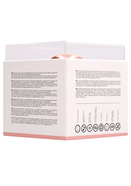 Auflegevibrator Innovation Twitch freihändig Roségold 10,5 x 4,5 cm – Ansicht 3