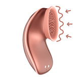 Auflegevibrator Innovation Twitch freihändig Roségold 10,5 x 4,5 cm