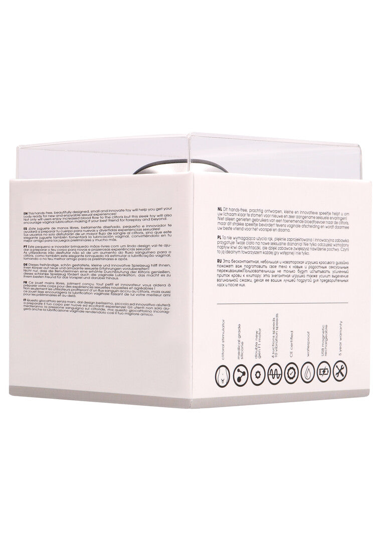 Auflegevibrator Innovation Twitch freihändig Silber 10,5 x 4,5 cm – Ansicht 3
