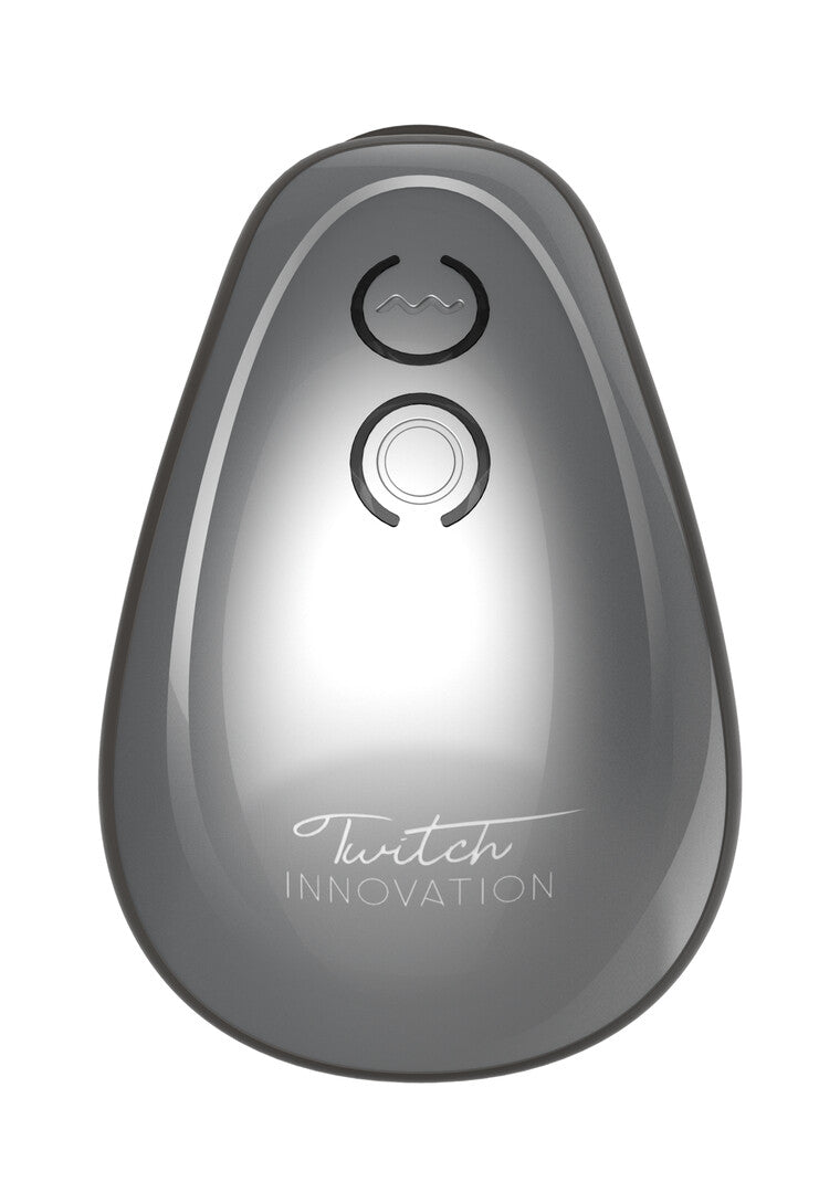 Auflegevibrator Innovation Twitch freihändig Silber 10,5 x 4,5 cm – Ansicht 5