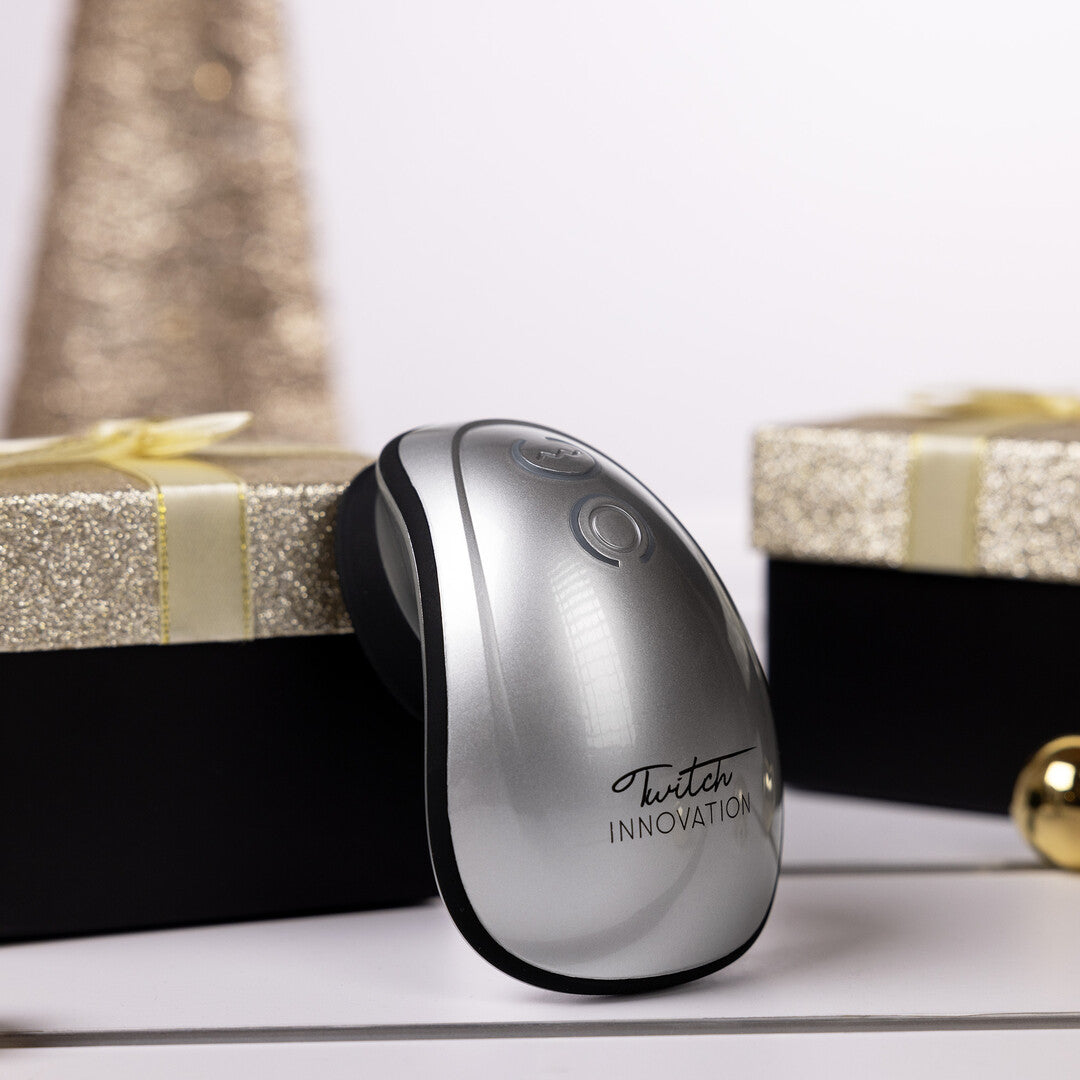 Auflegevibrator Innovation Twitch freihändig Silber 10,5 x 4,5 cm – Ansicht 6
