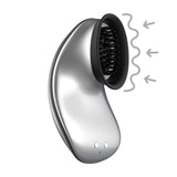 Auflegevibrator Innovation Twitch freihändig Silber 10,5 x 4,5 cm