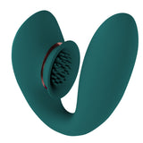 Auflegevibrator Innovation Twitch 3 mit Zunge und Einführteil Waldgrün 10,5 x 3,3 cm – Ansicht 4
