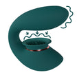 Auflegevibrator Innovation Twitch 3 mit Zunge und Einführteil Waldgrün 10,5 x 3,3 cm