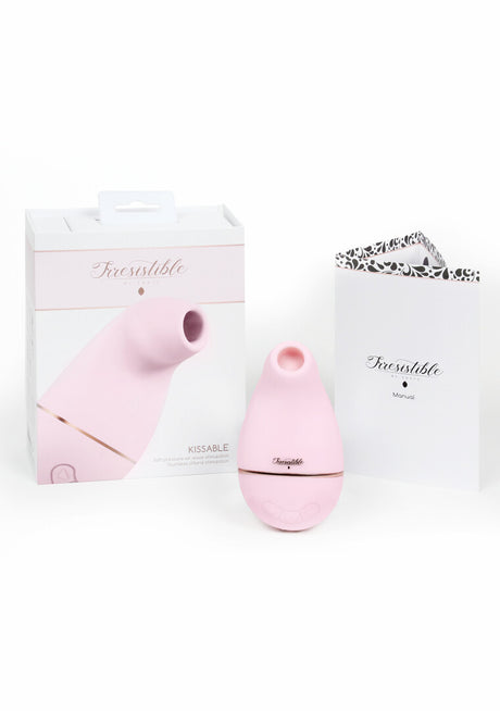 Auflegevibrator Irresistible Kissable mit Saugfunktion Pink 11 x 2 cm – Ansicht 4
