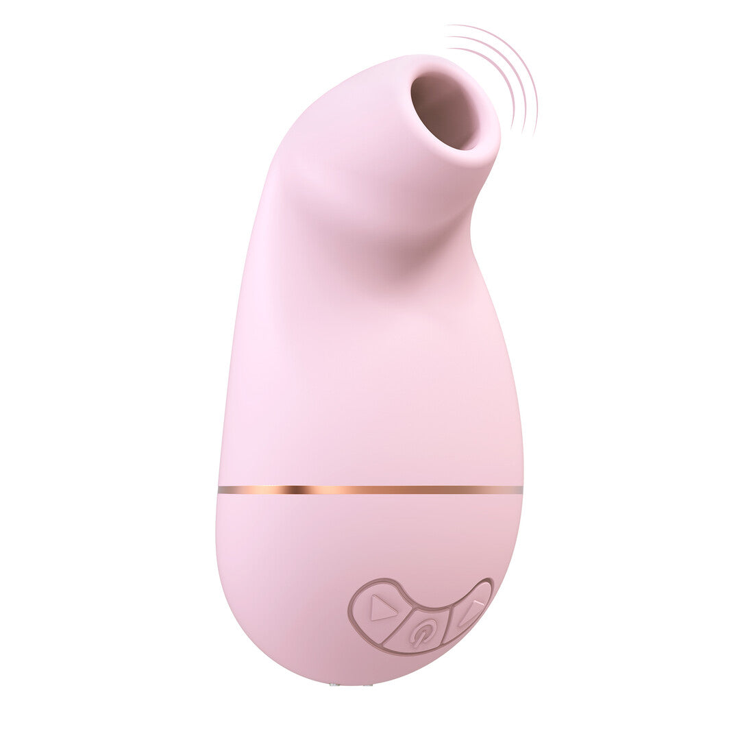 Auflegevibrator Irresistible Kissable mit Saugfunktion Pink 11 x 2 cm