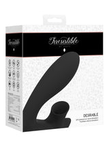 Vibrator Irresistible Desirable biegbar mit Druckwellen Schwarz 12,5 x 3,5 cm – Ansicht 2