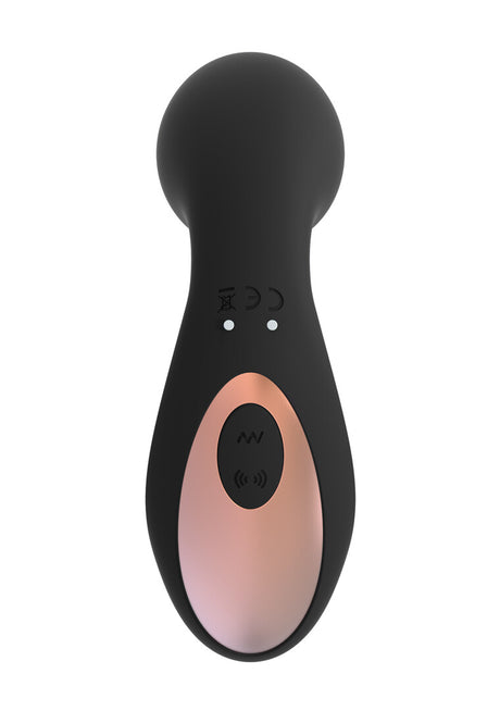 Vibrator Irresistible Desirable biegbar mit Druckwellen Schwarz 12,5 x 3,5 cm – Ansicht 5