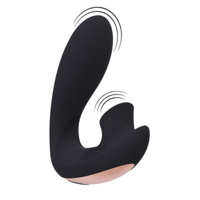 Vibrator Irresistible Desirable biegbar mit Druckwellen Schwarz 12,5 x 3,5 cm