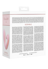 Vibrator Irresistible Desirable biegbar mit Druckwellen Pink 12,5 x 3,5 cm – Ansicht 3