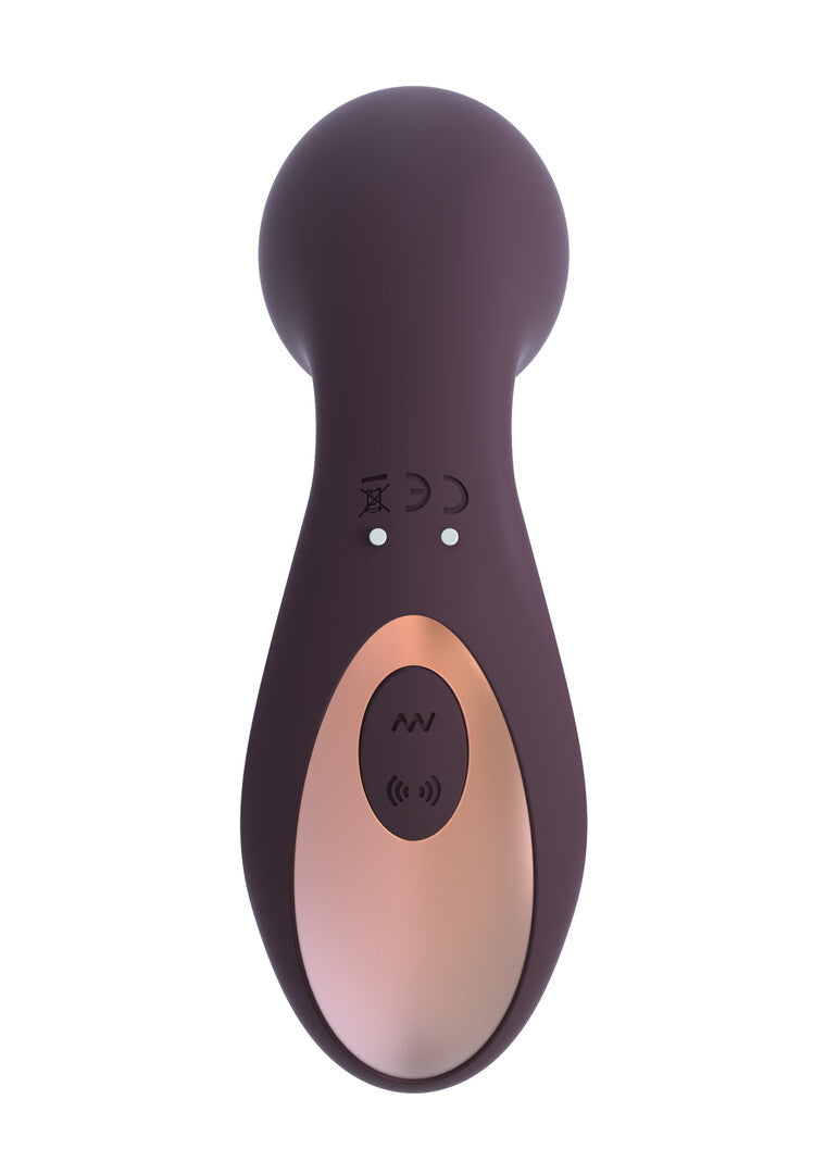 Vibrator Irresistible Desirable biegbar mit Druckwellen Lila 12,5 x 3,5 cm – Ansicht 5