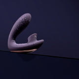 Vibrator Irresistible Desirable biegbar mit Druckwellen Lila 12,5 x 3,5 cm – Ansicht 6
