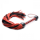 Peitsche Wildleder-Flogger Rot 76,2 cm