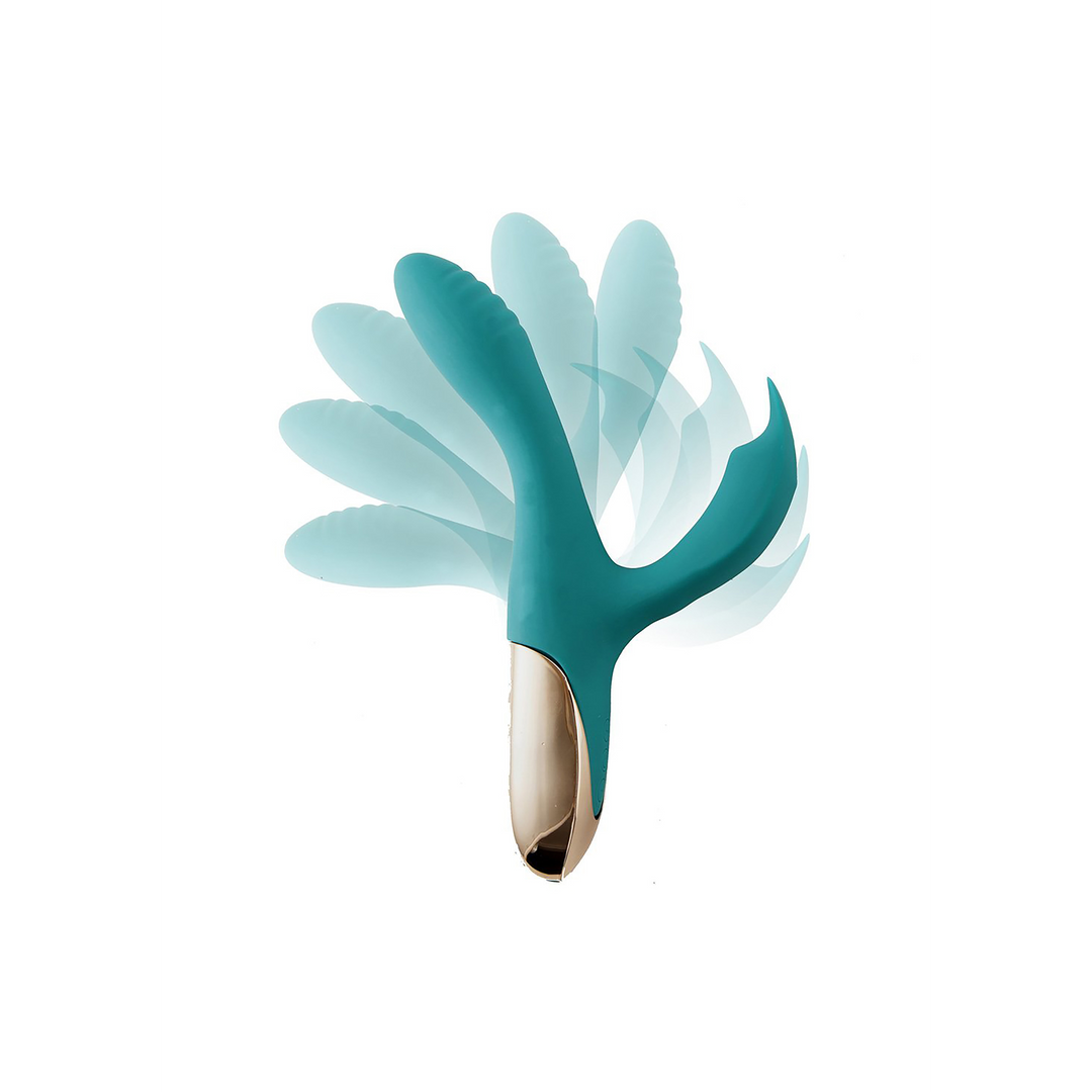 Rabbit-Vibrator Skyler Grün 12,2 x Ø 3,2 cm