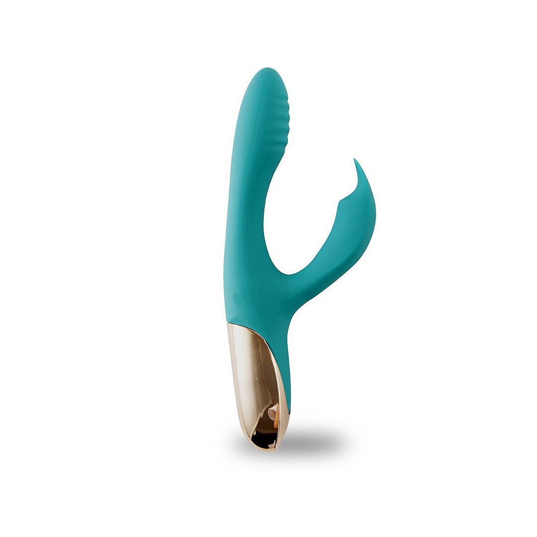 Rabbit-Vibrator Skyler Grün 12,2 x Ø 3,2 cm