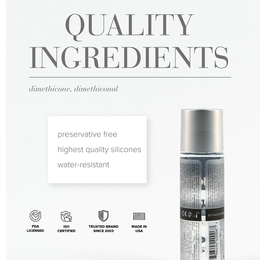 Gleitgel JO Premium Original auf Silikonbasis 60 ml – Ansicht 3