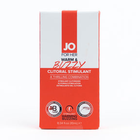 Stimulationsgel JO Warm und Buzzy für die Klitoris 10 ml