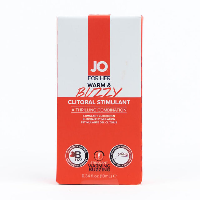 Stimulationsgel JO Warm und Buzzy für die Klitoris 10 ml