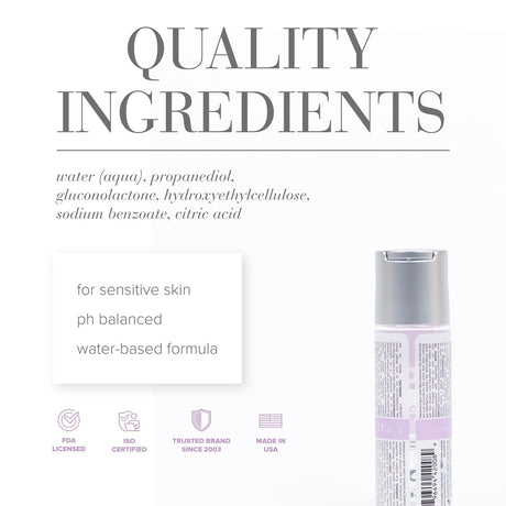 Gleitgel JO Agape Original auf Wasserbasis 60 ml – Ansicht 3