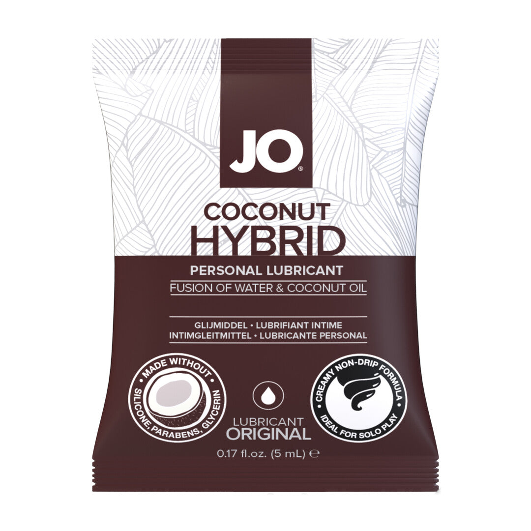 Gleitgel JO Kokosnuss Hybrid mit Kokosöl Sachet 5 ml