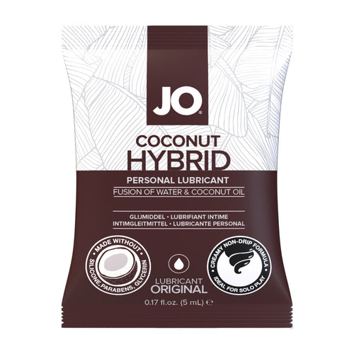 Gleitgel JO Kokosnuss Hybrid mit Kokosöl Sachet 5 ml